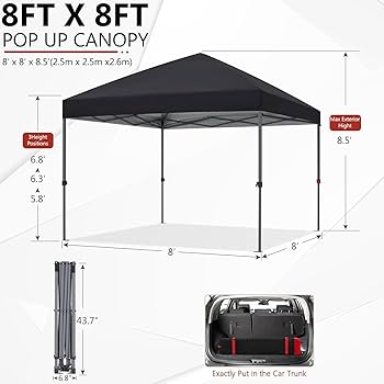 Amazon | ABCCANOPY タープテント 2.5mx2.5m 3mx3m 大型